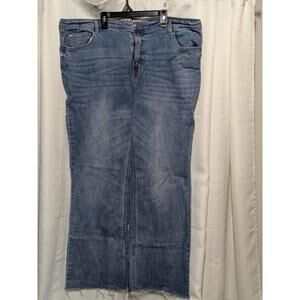Good Hart High Rise Slit Flare jeans Size 20